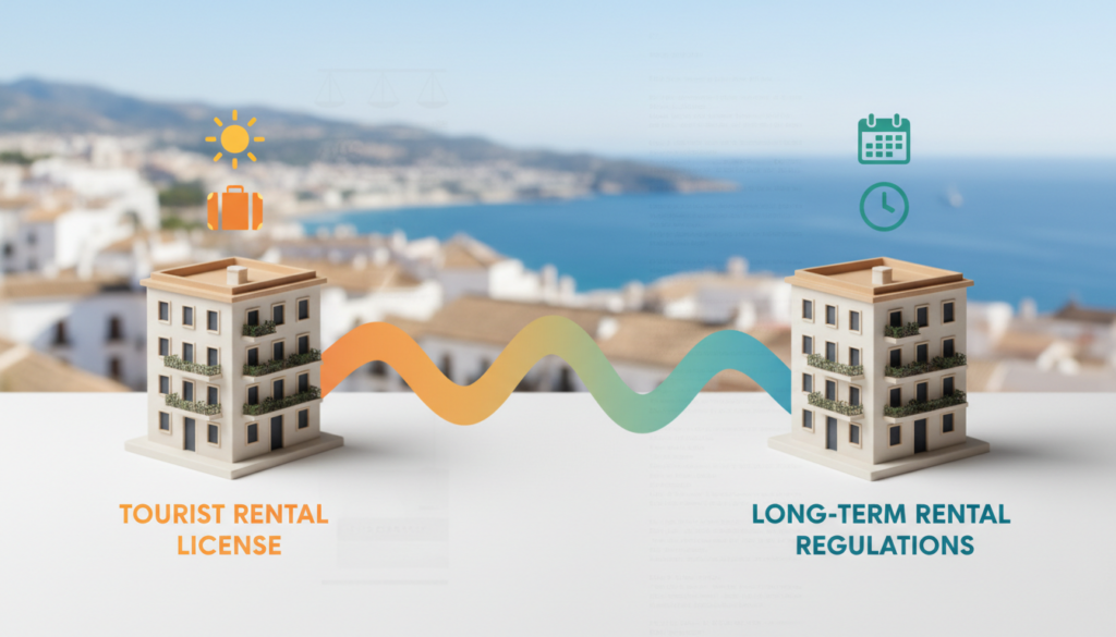Understanding Tourist Rental License vs Long-Term Rental Regulations in Spain